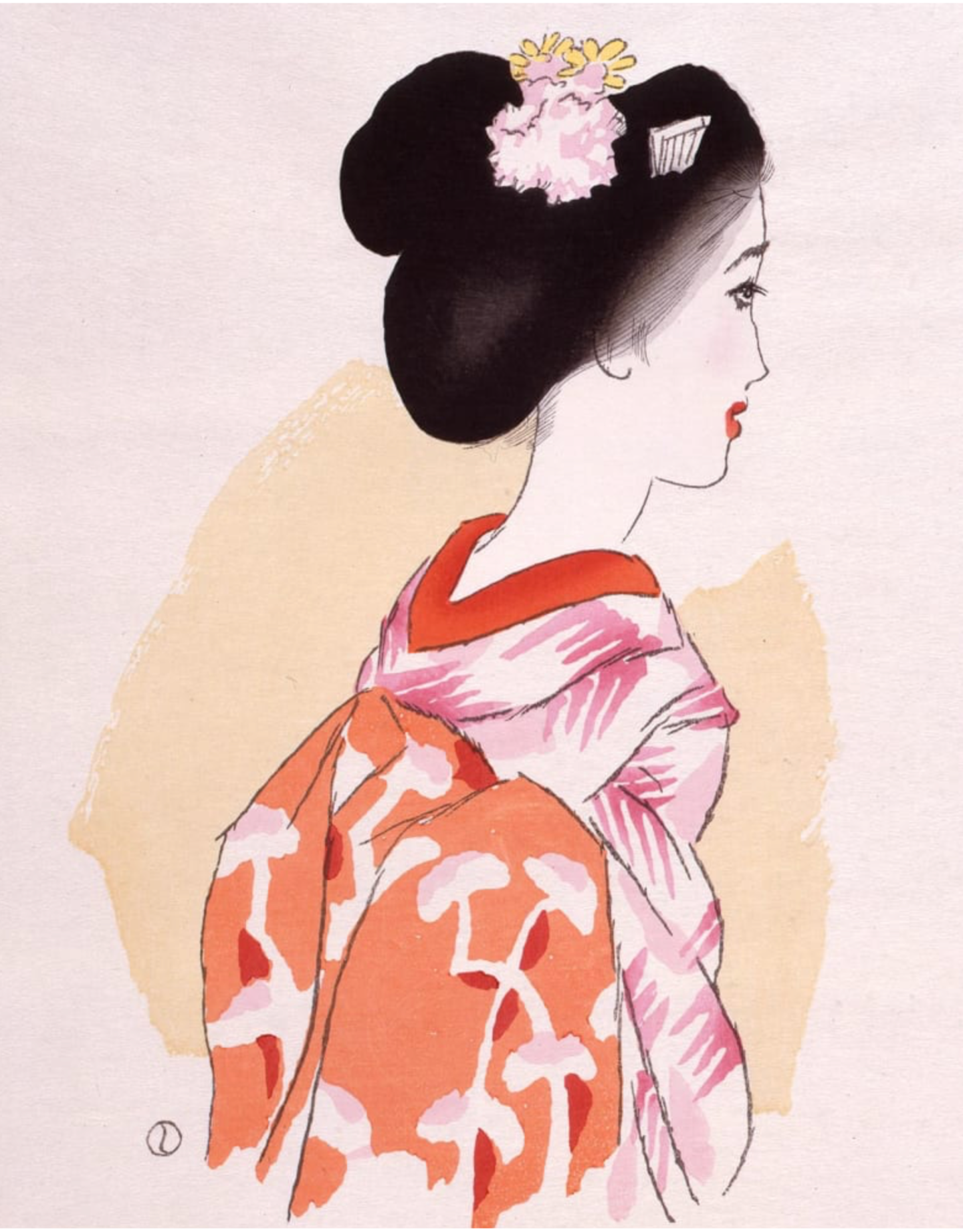 「舞妓」弥生美術館・竹久夢二美術館