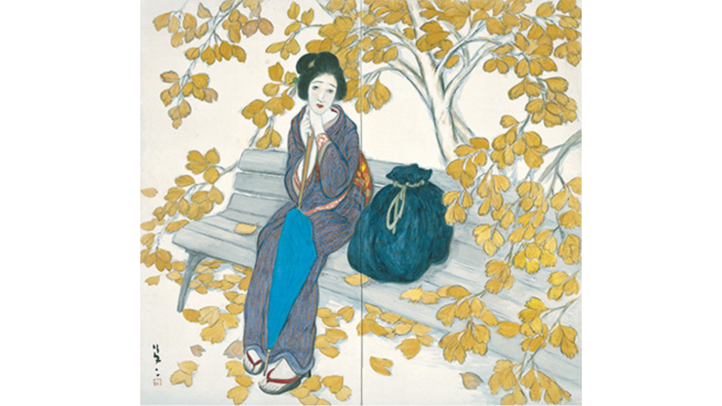 竹久夢二　美人画　あべのハルカス展示